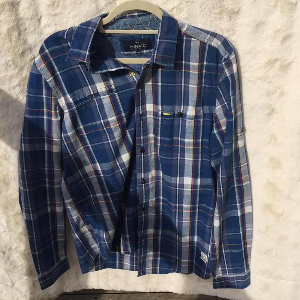 Buffalo David Bitton Plaid Button Down